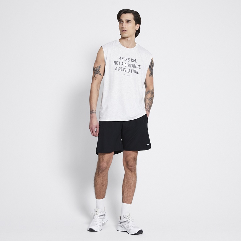 Training tank top "Goal Box" Grey Melange